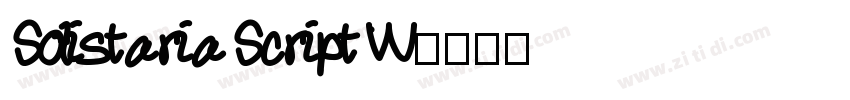 Solistaria Script W字体转换